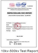 10kV-500kV Test Report